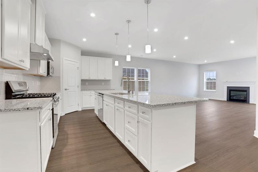 Furnished interior view inside a new home in Newberry 55+, McDonough (Image 4).