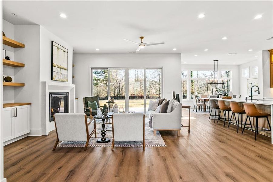 Furnished interior view inside a new home in , Canton (Image 19).