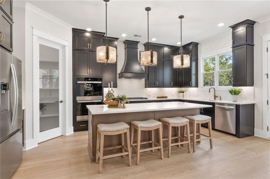 Furnished interior view inside a new home in , Marietta (Image 3).