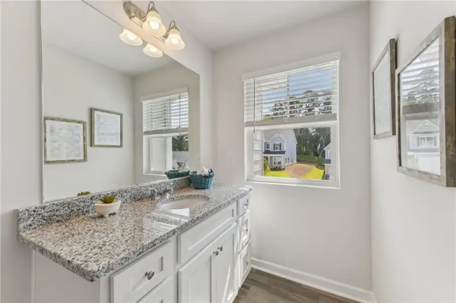 Furnished interior view inside a new home in The Hills at Cedar Creek, Winder (Image 53).