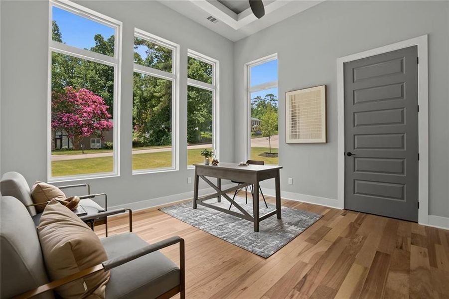 Furnished interior view inside a new home in , Marietta (Image 8).