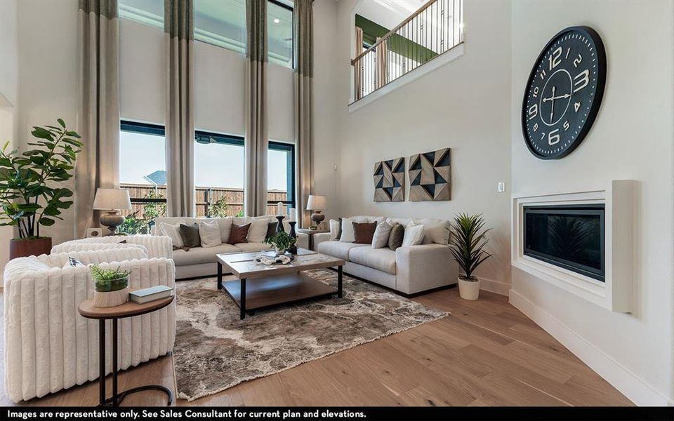 Furnished interior view inside a new home in Green Meadows, Celina (Image 10).