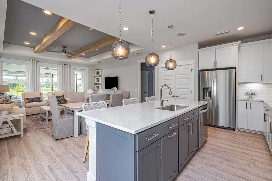 Furnished interior view inside a new home in Sun City Hilton Head, Bluffton (Image 5). Furnished interior view inside a new home in Sun City Hilton Head, Bluffton (Image 5).