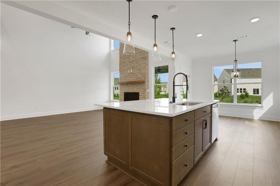 Furnished interior view inside a new home in Twin Lakes, Hoschton (Image 16).