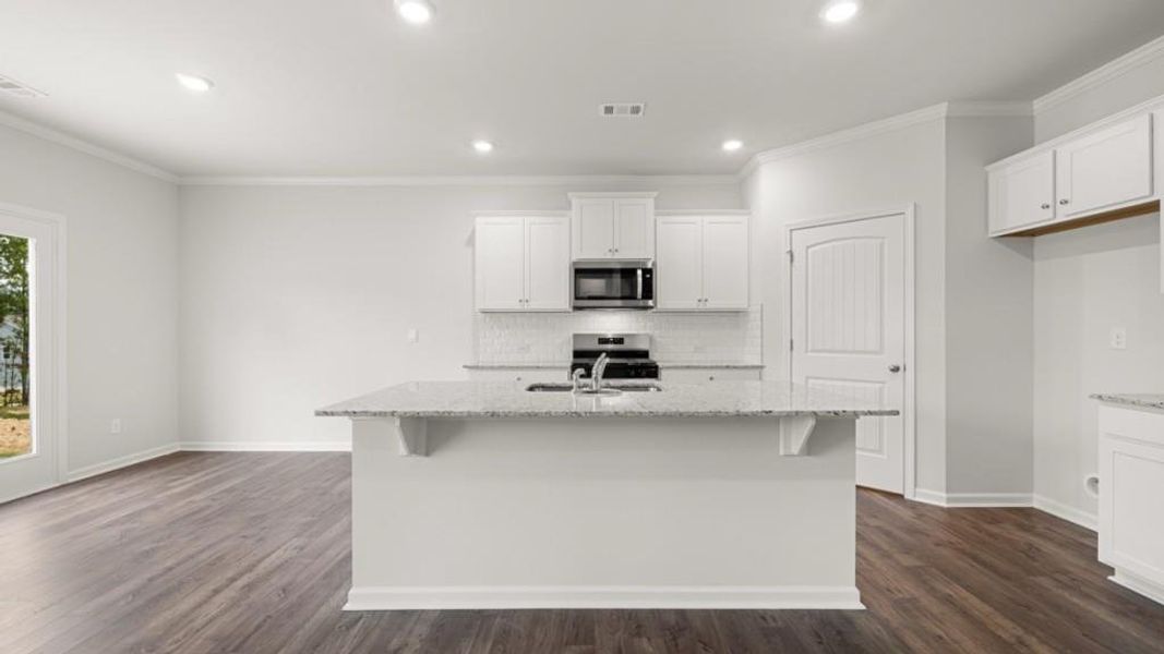 Furnished interior view inside a new home in Liberty Crossing, Braselton (Image 5).