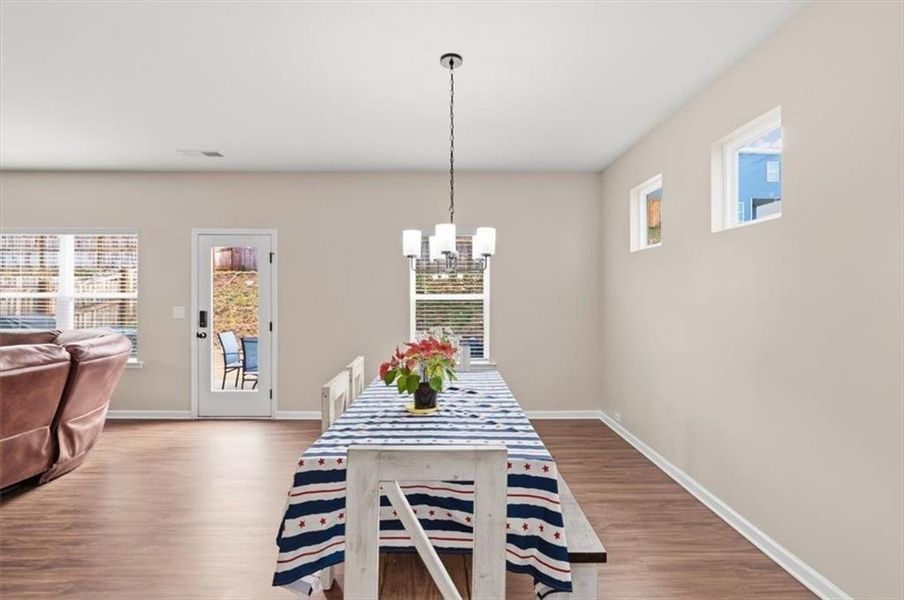 Furnished interior view inside a new home in , Cartersville (Image 20).