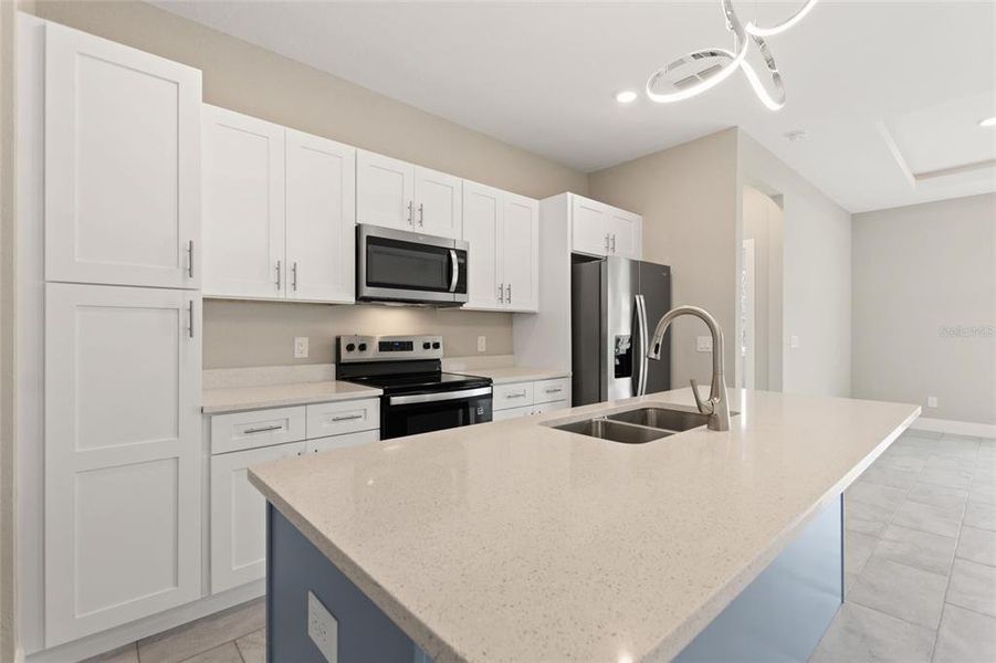 Furnished interior view inside a new home in , Kissimmee (Image 6).