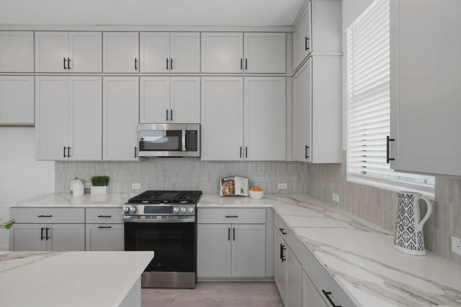 Furnished interior view inside a new home in Rose Hill, San Antonio (Image 9).