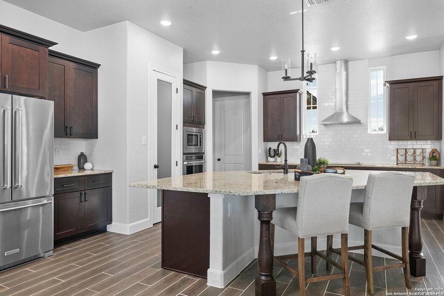Furnished interior view inside a new home in , Spring Branch (Image 10).