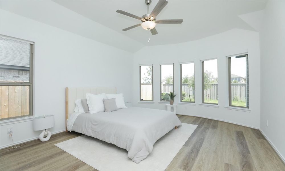Furnished interior view inside a new home in , Cypress (Image 27).