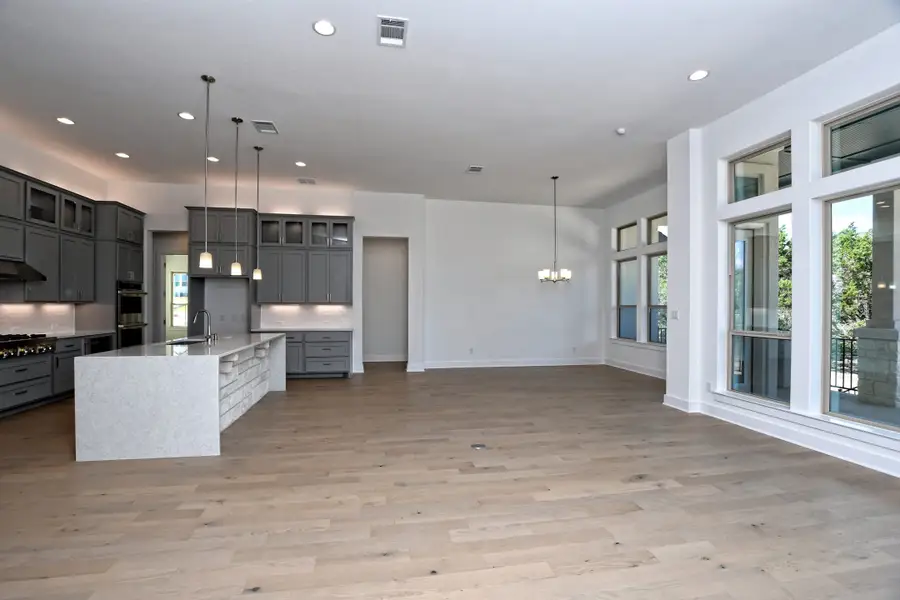 Representative unfurnished interior of a home built from the Siena III by Giddens Homes in Clearwater Ranch, Liberty Hill (Image 252).