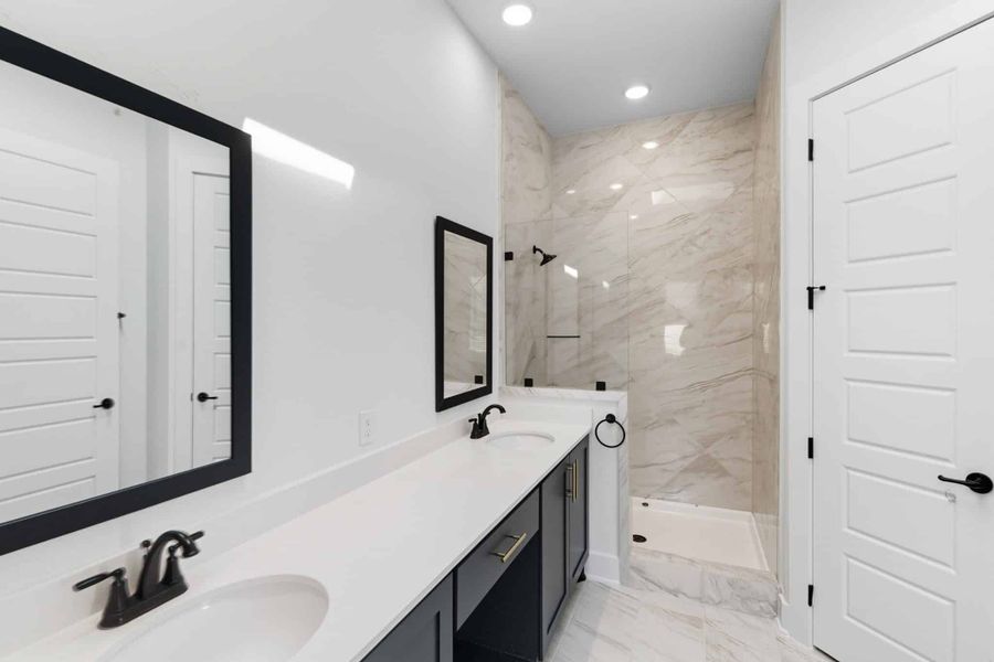 Furnished interior view inside a new home in Prominence, San Antonio (Image 5).