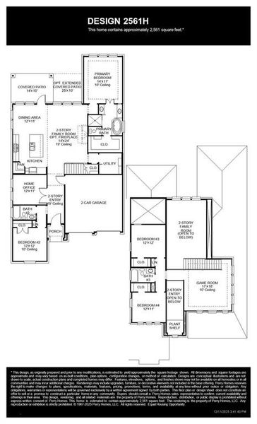 2D floor plan layout of this home in Lakewood Village, Lakewood Village, TX (Image 2).