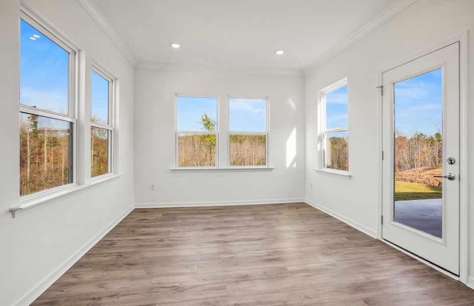 Spacious, unfurnished interior of a new home in Michaux Gardens, Belmont (Image 32). Spacious, unfurnished interior of a new home in Michaux Gardens, Belmont (Image 32).