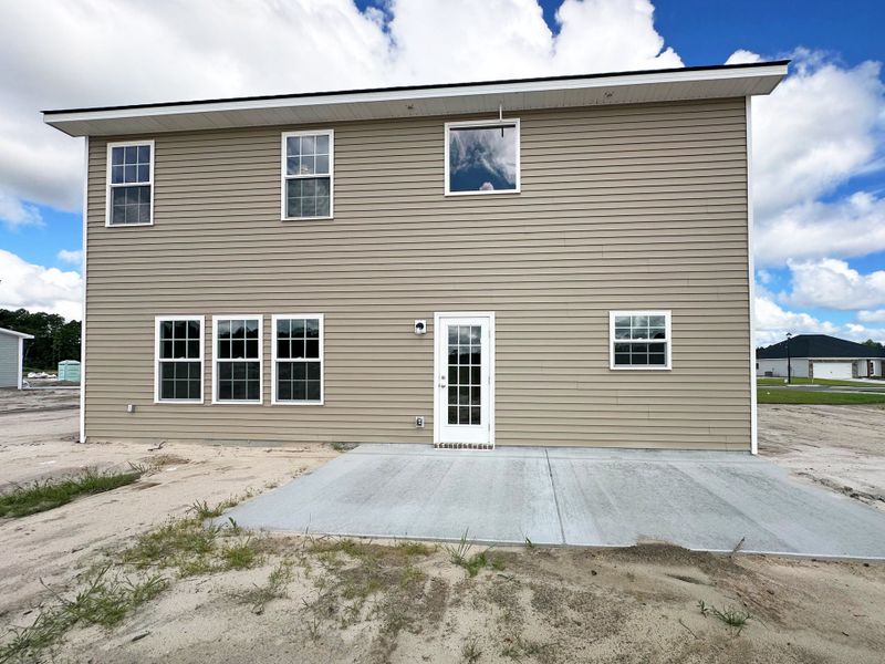 Exterior details and patio area of a home in Doctor's Creek, Ludowici (Image 2).