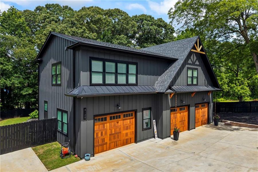 Front exterior of a new home in , Buford, GA, highlighting curb appeal (Image 32). Front exterior of a new home in , Buford, GA, highlighting curb appeal (Image 32).