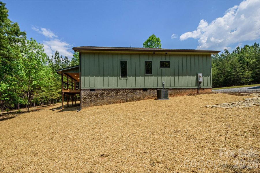 Exterior details and patio area of a home in , Rutherfordton (Image 30).