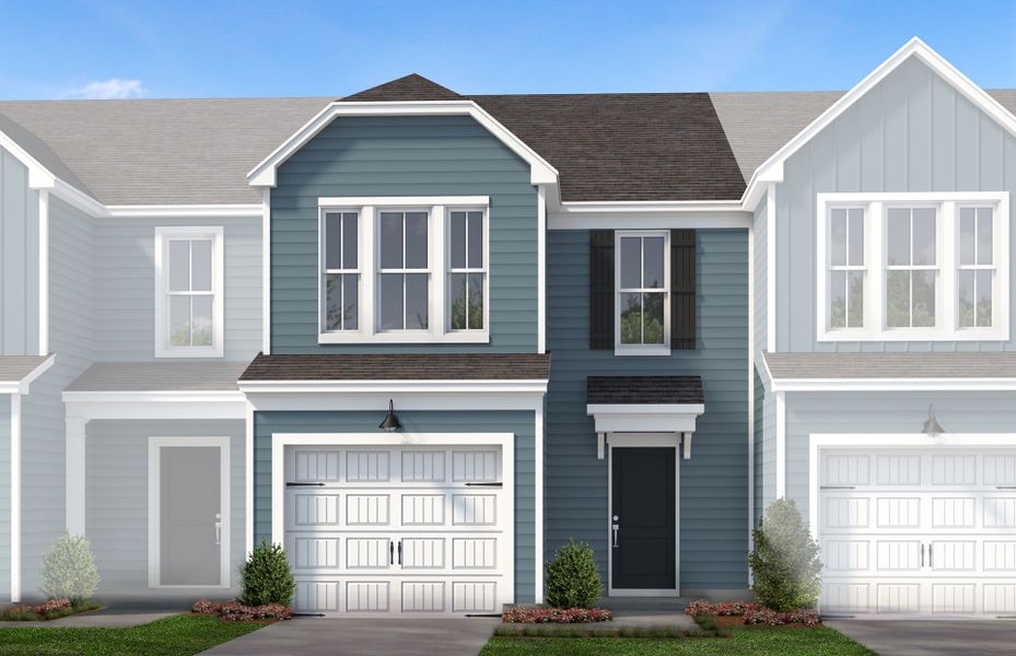 Representative exterior photo of a completed home built from the Hemingway by Pulte Homes in Sedgefield Green, Greensboro, NC (Image 19).