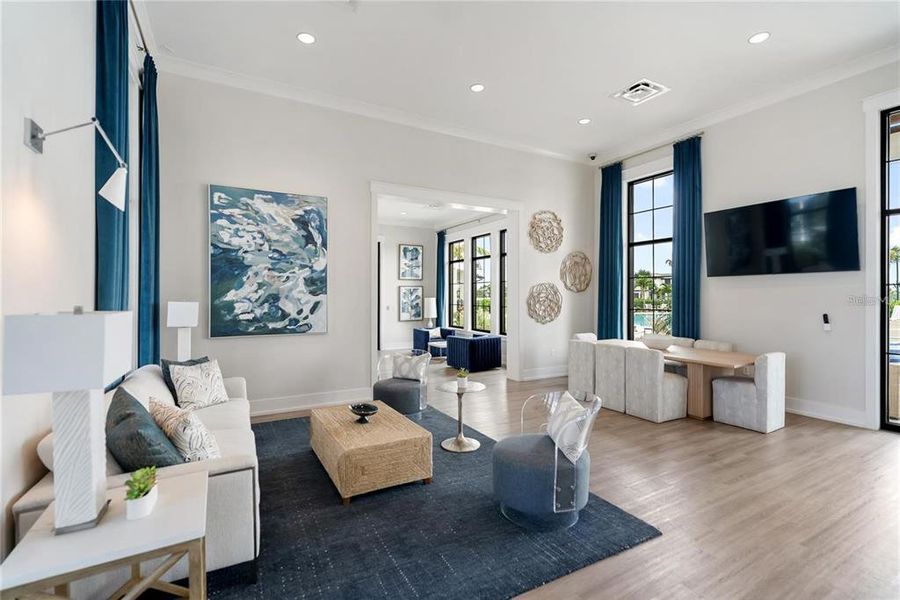 Furnished interior view inside a new home in , Lakewood Ranch (Image 7).