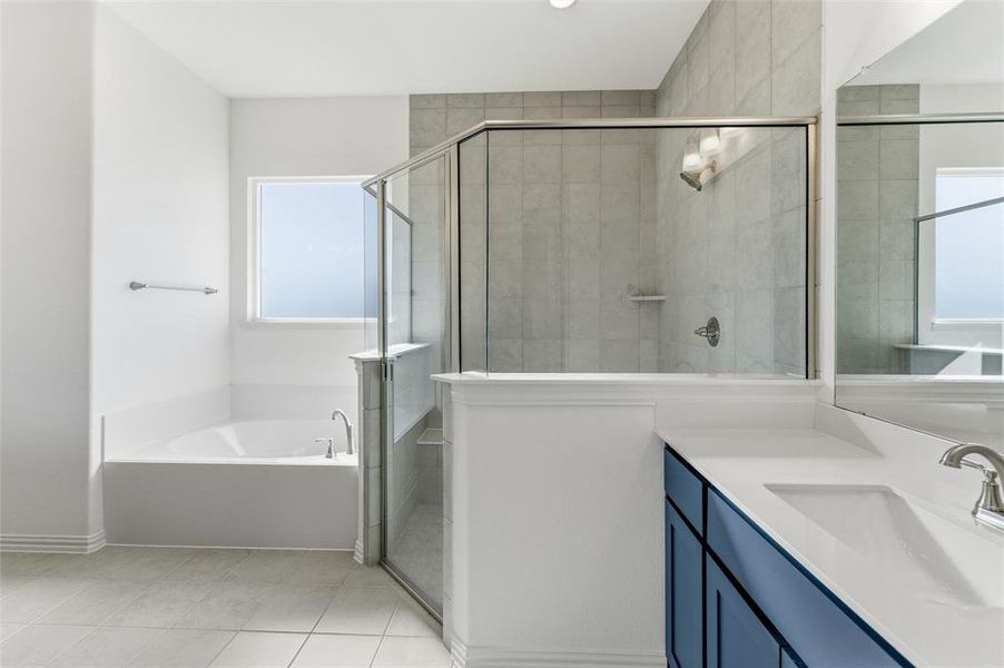 Furnished interior view inside a new home in Oak Grove Addition, Springtown (Image 8).