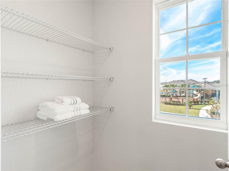 Furnished interior view inside a new home in Cascades, Davenport (Image 27). Furnished interior view inside a new home in Cascades, Davenport (Image 27).