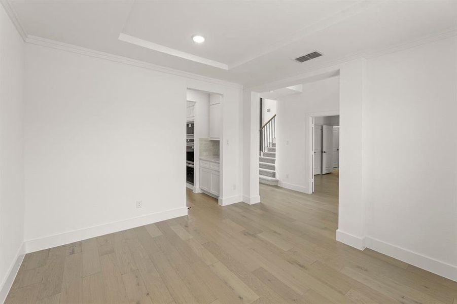 Spacious, unfurnished interior of a new home in Woodcreek, Fate (Image 21). Spacious, unfurnished interior of a new home in Woodcreek, Fate (Image 21).