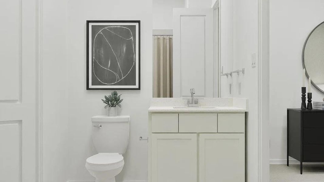 Furnished interior view inside a new home in , Salado (Image 14).