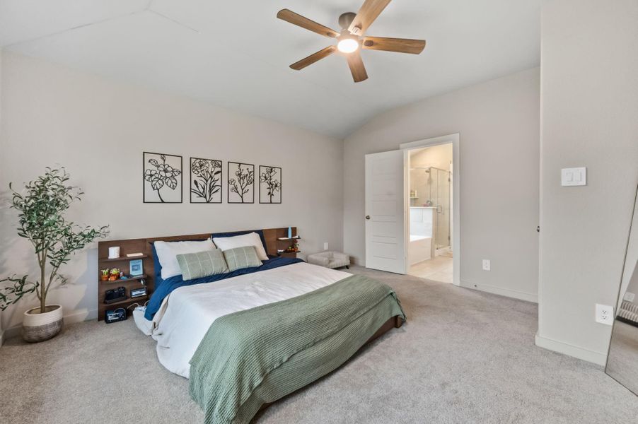 Furnished interior view inside a new home in Heights of Barbers Hill, Mont Belvieu (Image 15).
