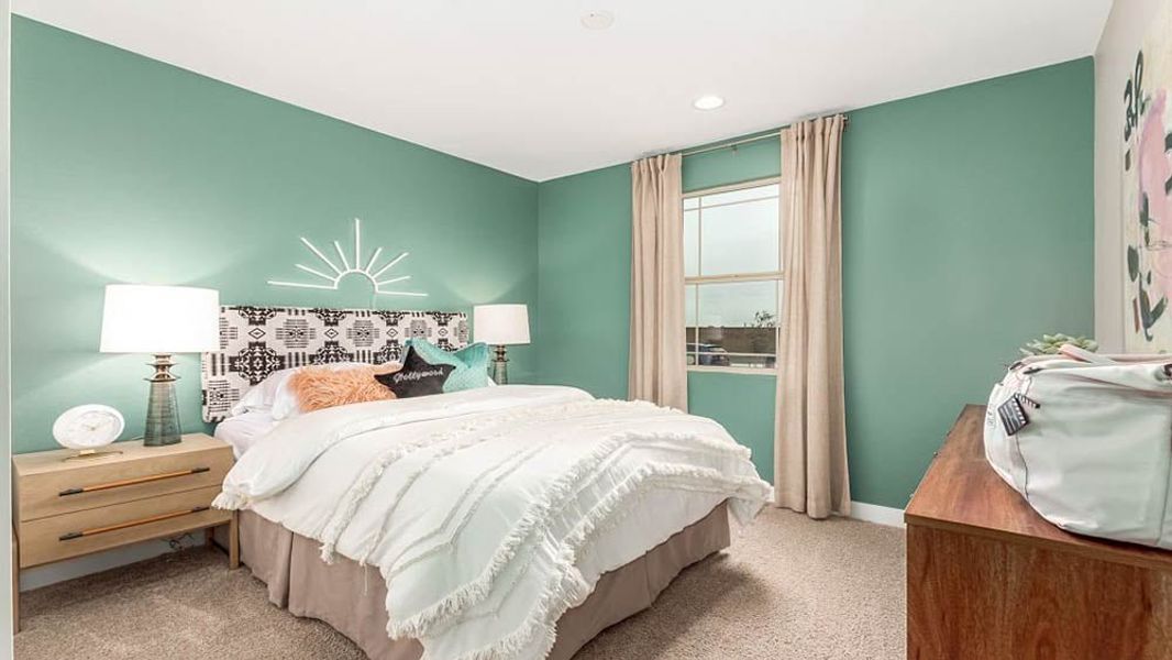 Representative furnished interior of a home built from the Redwood by Taylor Morrison in Paradisi, Surprise (Image 39).