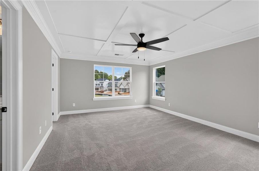 Spacious, unfurnished interior of a new home in Villas at Dawsonville, Dawsonville (Image 23). Spacious, unfurnished interior of a new home in Villas at Dawsonville, Dawsonville (Image 23).