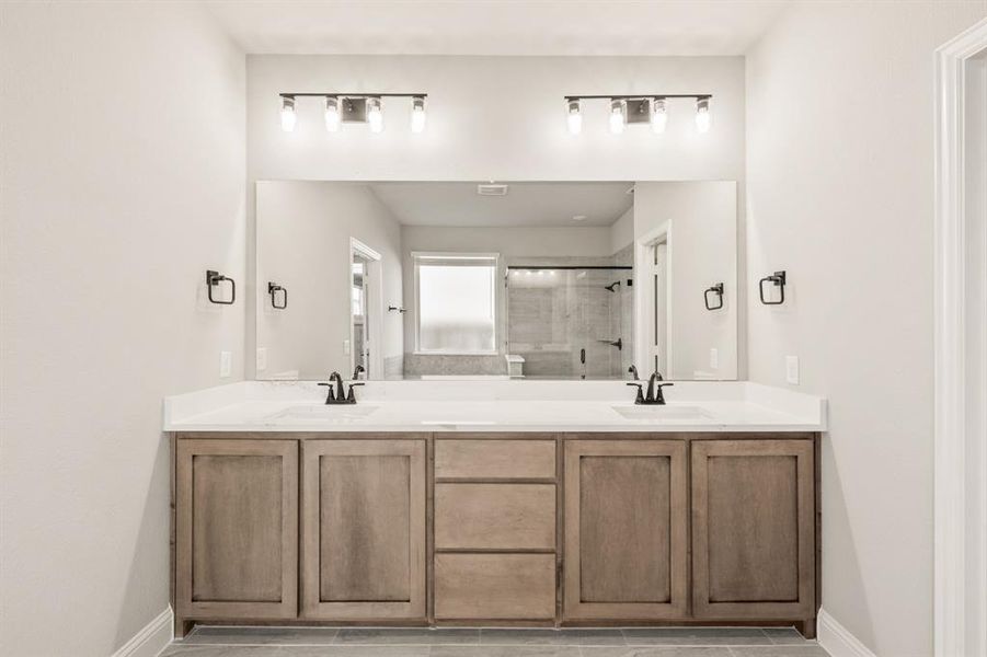 Furnished interior view inside a new home in The Grove, Midlothian (Image 6).