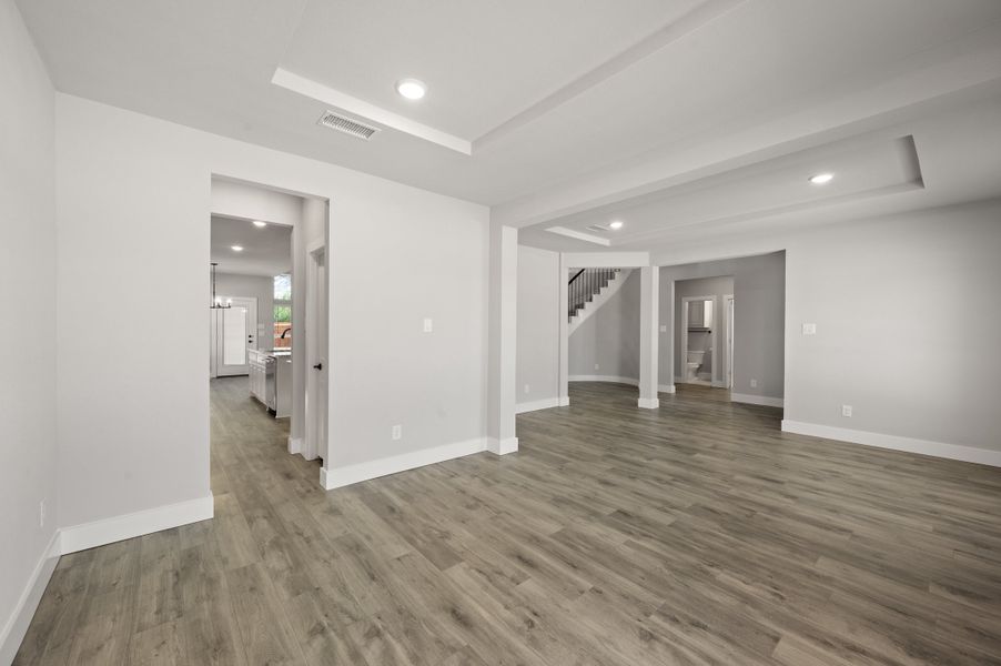 Spacious, unfurnished interior of a new home in Hidden Lakes Estates, DeSoto (Image 26). Spacious, unfurnished interior of a new home in Hidden Lakes Estates, DeSoto (Image 26).