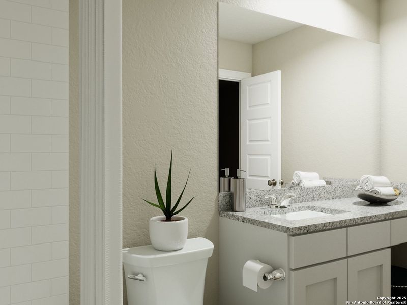 Furnished interior view inside a new home in Applewhite Meadows, San Antonio (Image 11). Furnished interior view inside a new home in Applewhite Meadows, San Antonio (Image 11).
