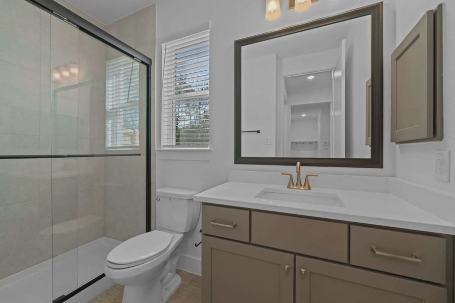 Furnished interior view inside a new home in The Woodlands Hills, Willis (Image 6).