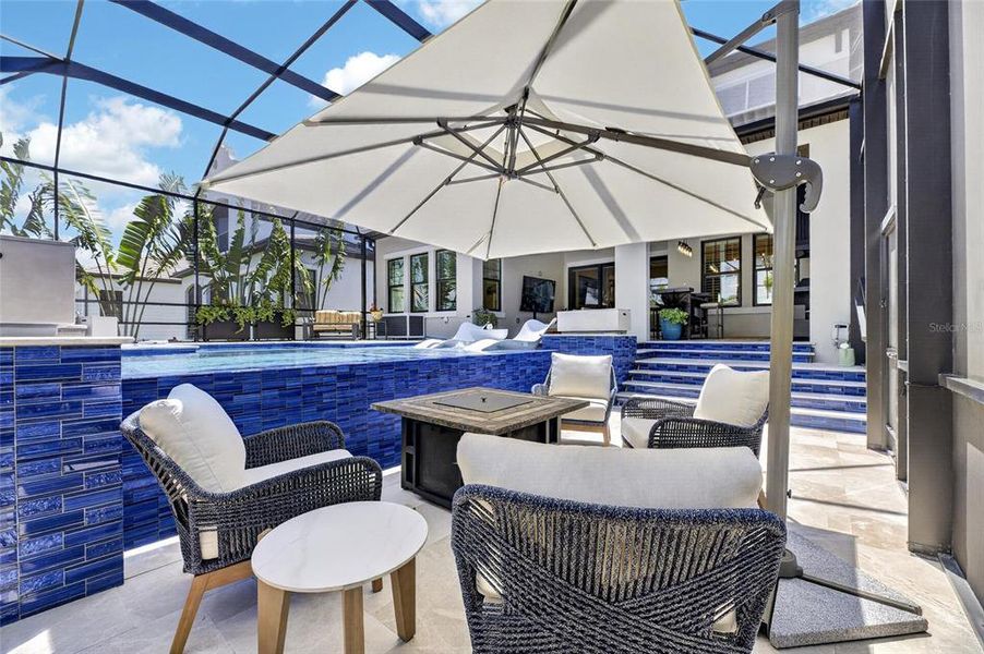 Exterior details and patio area of a home in SouthShore Yacht Club, Ruskin (Image 36).