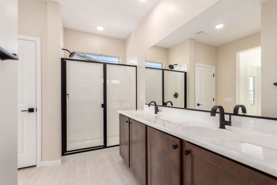 Furnished interior view inside a new home in Eastmark, Mesa (Image 8).