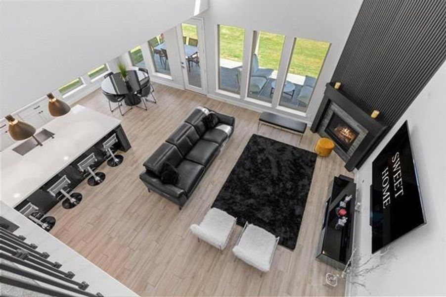 Living Room Overhead Living Room Overhead