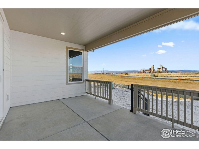 Exterior details and patio area of a home in Cordovan, Longmont (Image 3).