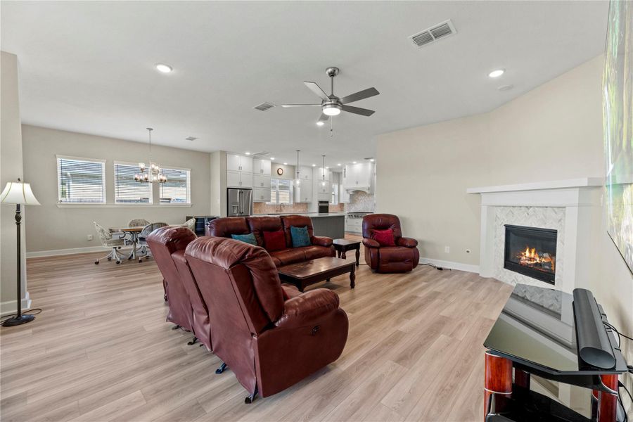 Furnished interior view inside a new home in , Katy (Image 7).