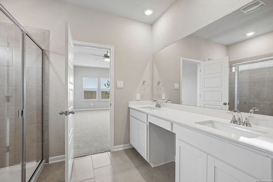 Furnished interior view inside a new home in Remington Ranch, San Antonio (Image 17).