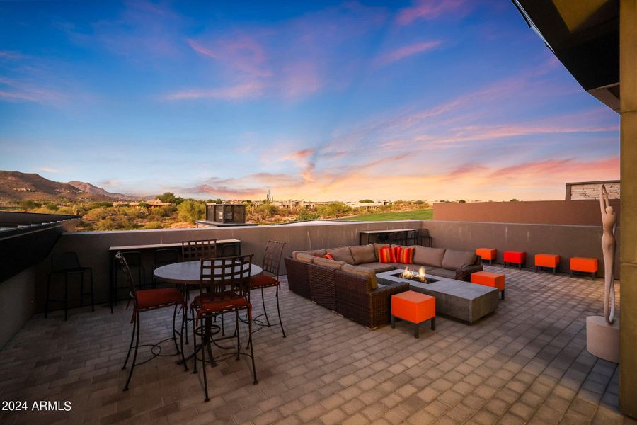 Balcony Views at Twilight