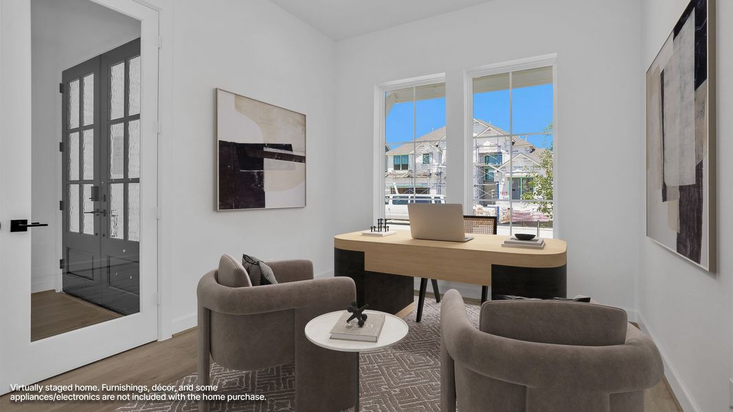 Furnished interior view inside a new home in Fulshear Lakes, Fulshear (Image 6).