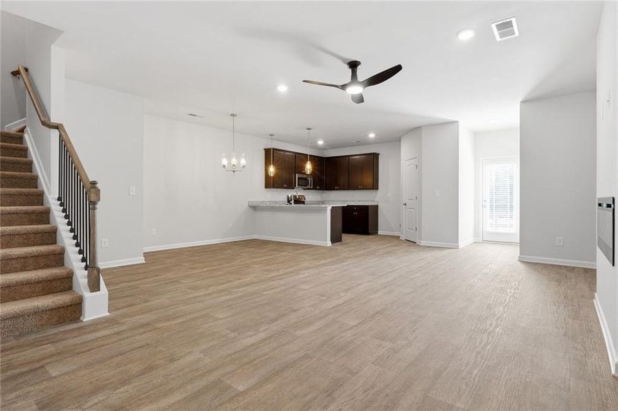 Spacious, unfurnished interior of a new home in Concord Oaks, Powder Springs (Image 22). Spacious, unfurnished interior of a new home in Concord Oaks, Powder Springs (Image 22).