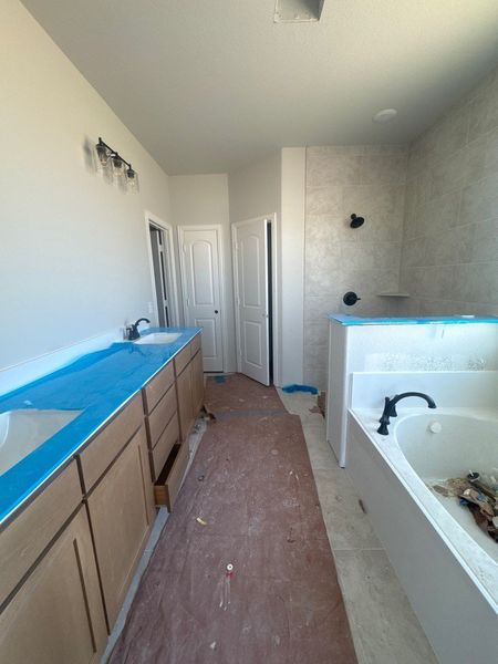 In-progress construction of a new home in Cedar Ridge Estates, Anna, TX (Image 8).
