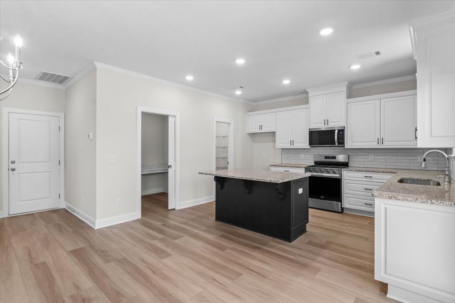 Furnished interior view inside a new home in Crawford Creek, Grovetown (Image 7). Furnished interior view inside a new home in Crawford Creek, Grovetown (Image 7).