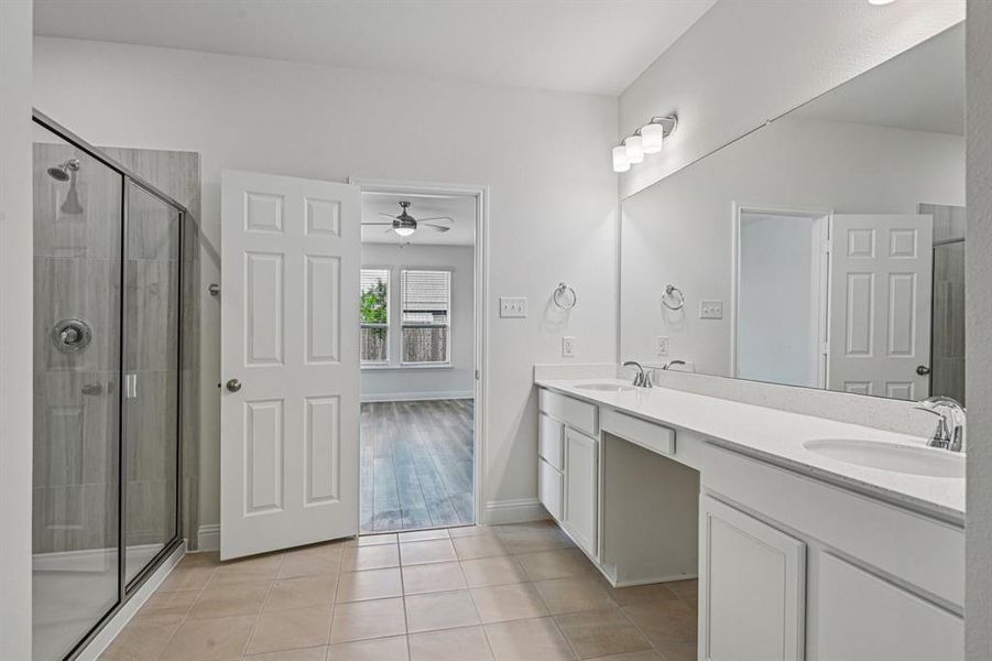 Furnished interior view inside a new home in The Preserve Estates, Justin (Image 5).