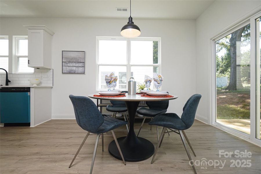 Furnished interior view inside a new home in , Charlotte (Image 10).