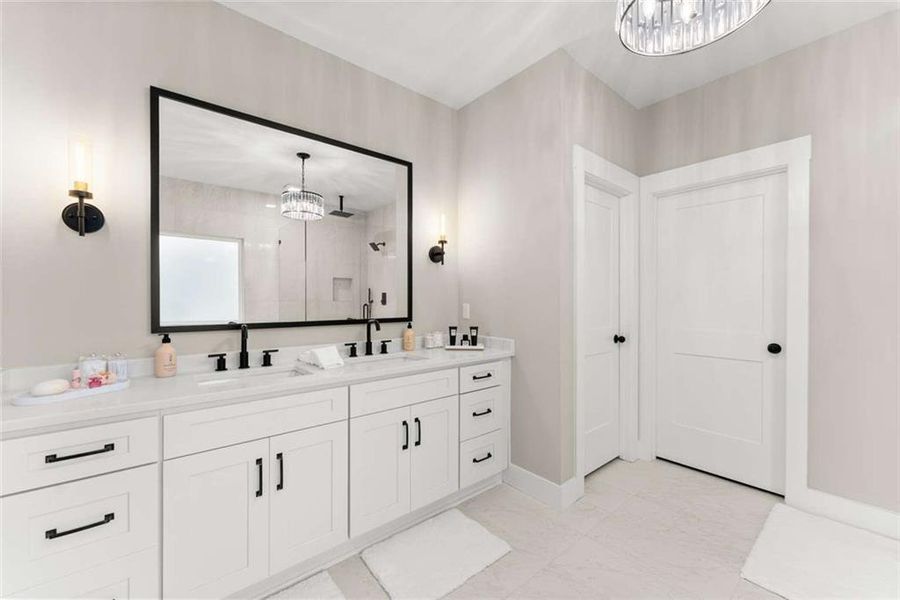 Furnished interior view inside a new home in , Cumming (Image 26). Furnished interior view inside a new home in , Cumming (Image 26).