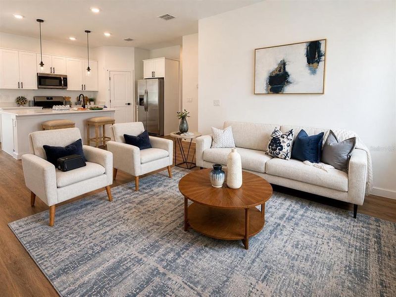 Furnished interior view inside a new home in , Citrus Springs (Image 10). Furnished interior view inside a new home in , Citrus Springs (Image 10).