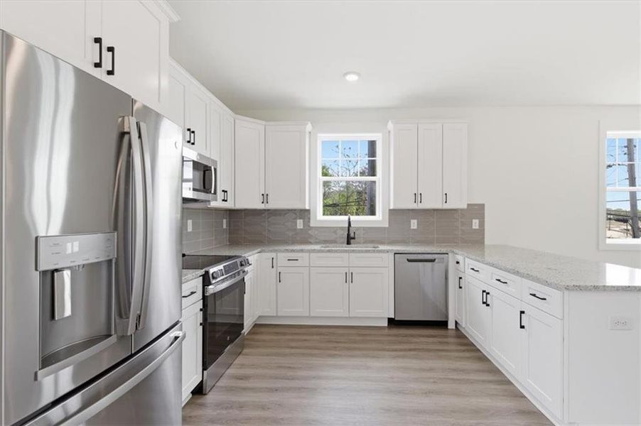 Furnished interior view inside a new home in , Atlanta (Image 7).